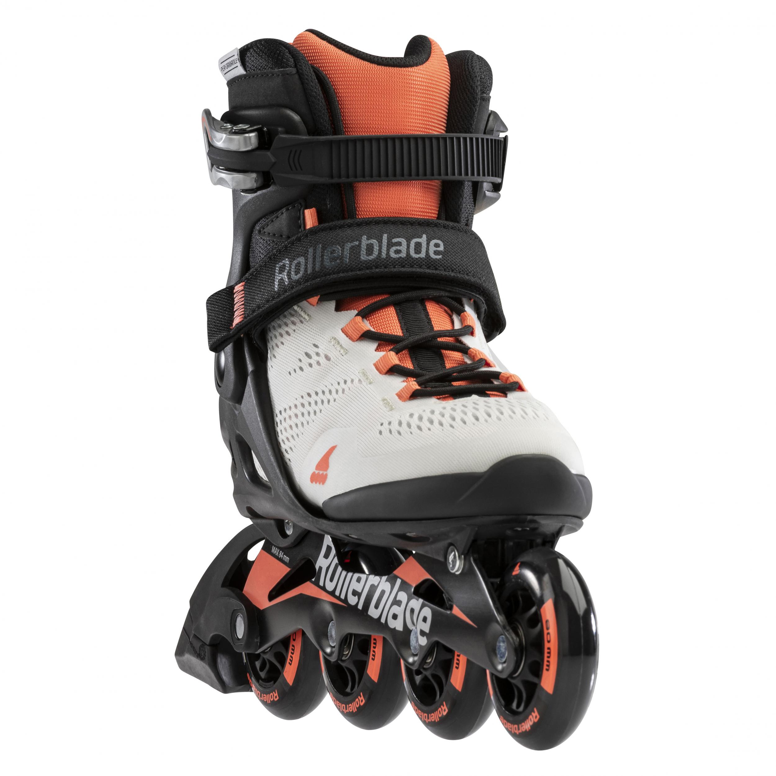 Pattini In Linea Rollerblade ZETRABLADE Uomo - Nero/Argento, Ruote 80mm, Per Principianti