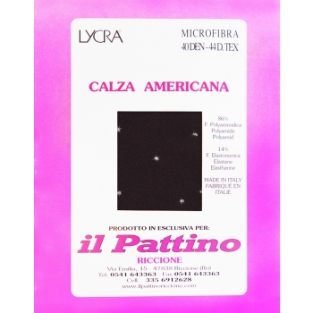 Medias color Negro con cristales