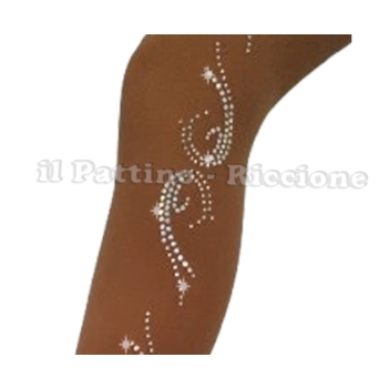 Medias para patinaje color natural MICRO SHINE OLA