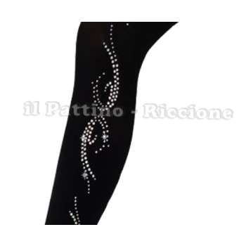 Medias de color Negra TALON MICRO SHINE OLA