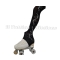 Medias para patinaje color negra con estribo MICRO SHINE OLA