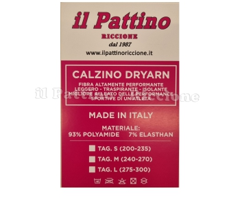 Calcetín de microfibra Dryarn Il Pattino