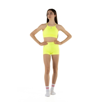 Shorts Wave Amarillo Fluo Chica