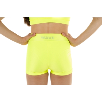 Shorts Wave Amarillo Fluo Chica