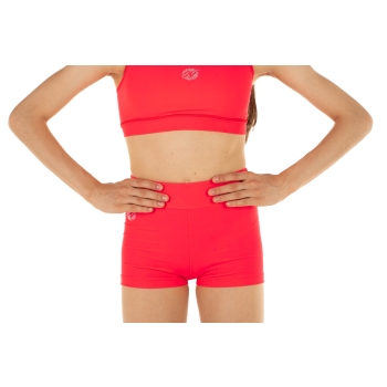 Shorts Wave Rojo Fluo Chica