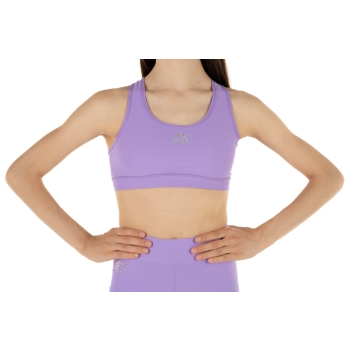 Conjunto deportivo para niña WAVE – Short + Top modelo America LILLA