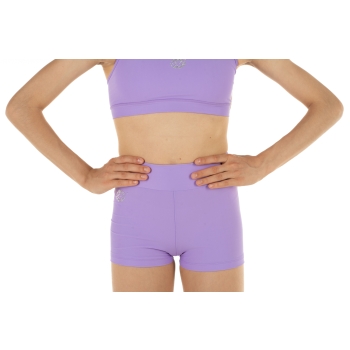 Conjunto deportivo para niña WAVE – Short + Top modelo America LILLA