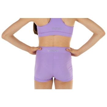 Conjunto deportivo para niña WAVE – Short + Top modelo America LILLA