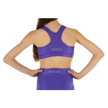 Conjunto deportivo para niña – Short + Top modelo America VIOLA