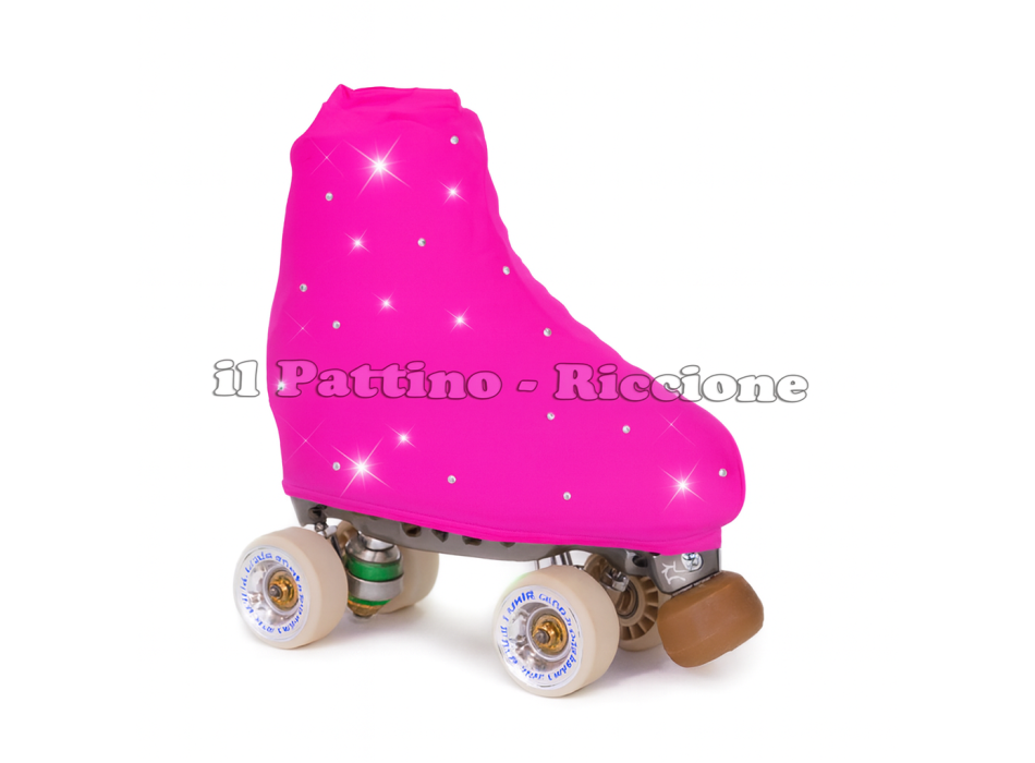 Cubre patines color lila con Strass