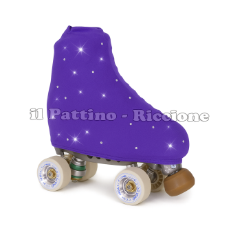 Cubre patines color Viola con Strass