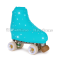 Cubre patines color Turquesa con Strass