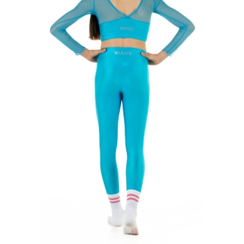 Leggings Wave Basic Fucsia Fluo Chica