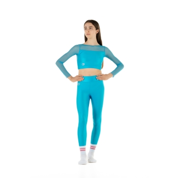Leggings Wave Basic Fucsia Fluo Chica