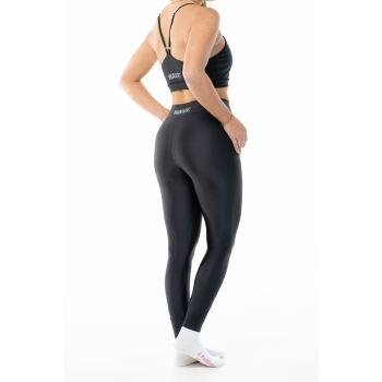 Leggings Wave Basic negro Mujer