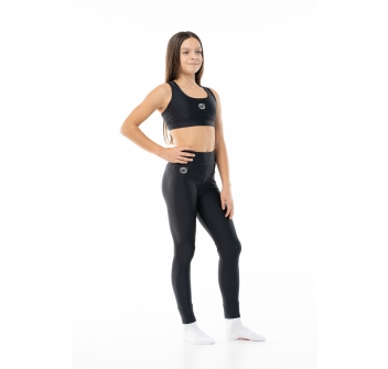 Leggings Wave Basic negro Mujer