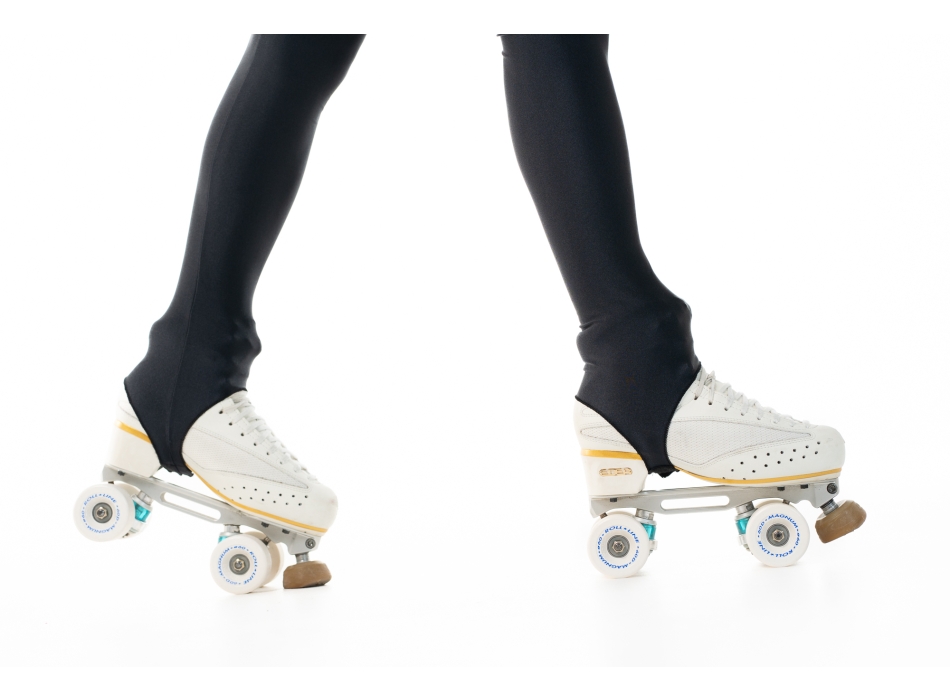 Leggings Wave Estribo negro Mujer