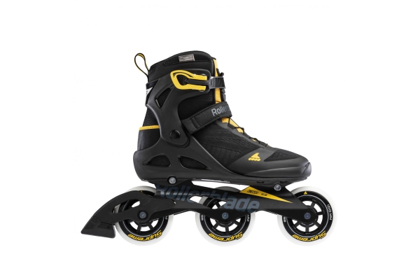 Patines en línea Rollerblade Macroblade 100 3WD negro / amarillo