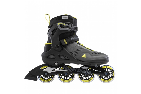 Patines en línea Rollerblade Macroblade 80 negro / amarillo