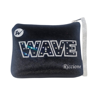 Pochette Wave - Terciopelo negro