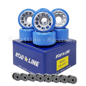 Ruedas Devil 47D - diam.57 con Rodamientos