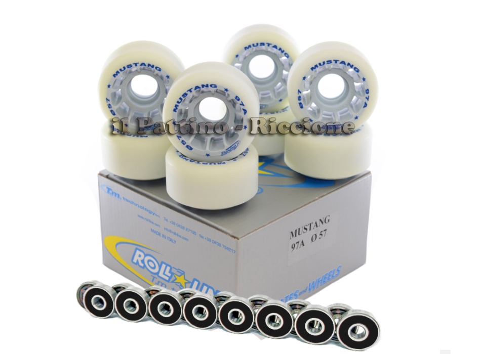 Ruedas Mustang 97/A diam. 57 con Rodamientos