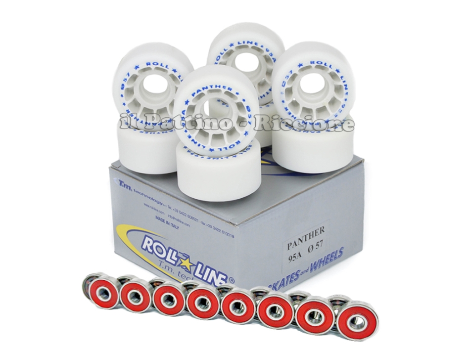 Ruedas Panther 95/A diam. 57 con Rodamientos