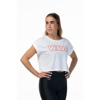 T Shirt Wave Blanca