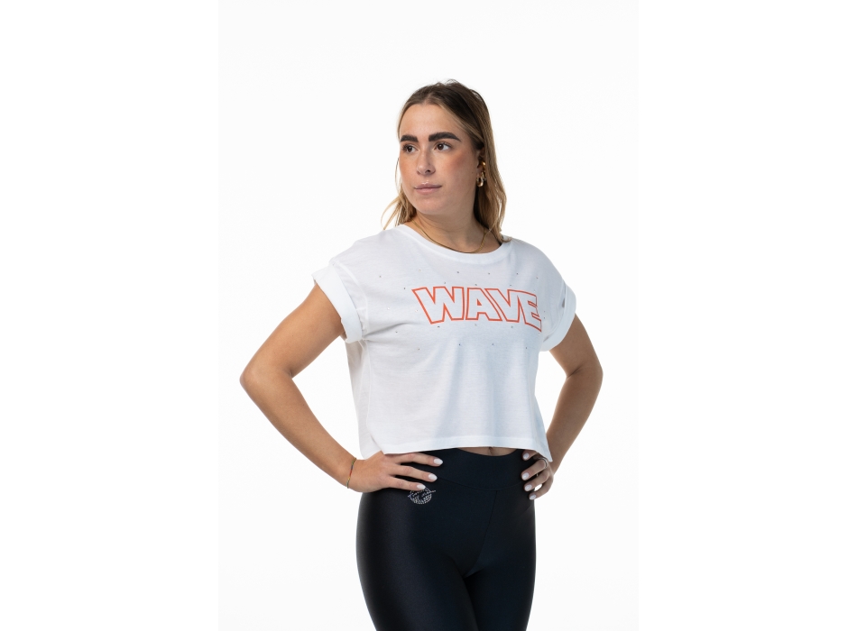 T Shirt Wave Blanca