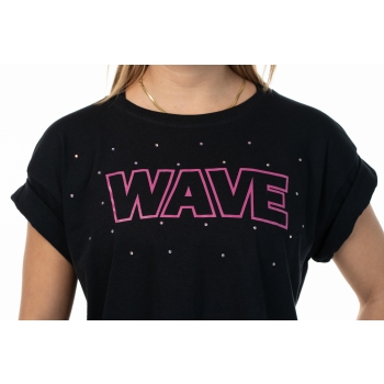 T Shirt Wave Negra