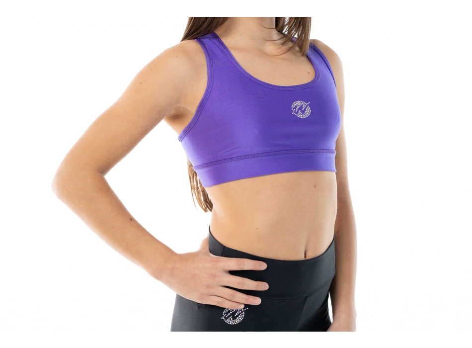 Top deportivo Wave modelo America Chica Violeto