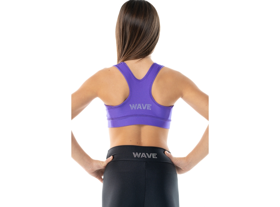 Top deportivo Wave modelo America Chica Violeto