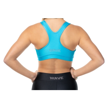 Top deportivo Wave modelo America Mujer Amarillo