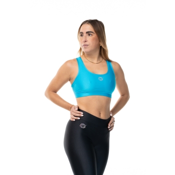 Top deportivo Wave modelo America Mujer Amarillo