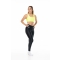 Top deportivo Wave modelo America Mujer Amarillo