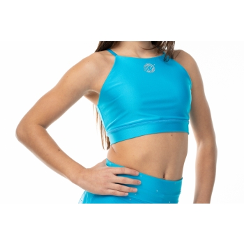 Top deportivo Wave modelo Asia Chica Amarillo