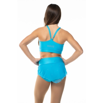 Top deportivo Wave modelo Asia Chica Amarillo