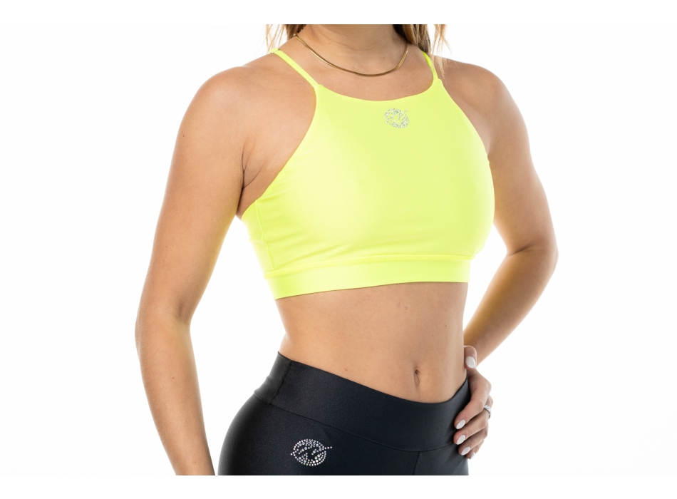 Top deportivo Wave modelo Asia Mujer Negro