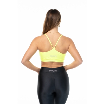 Top deportivo Wave modelo Asia Mujer Negro