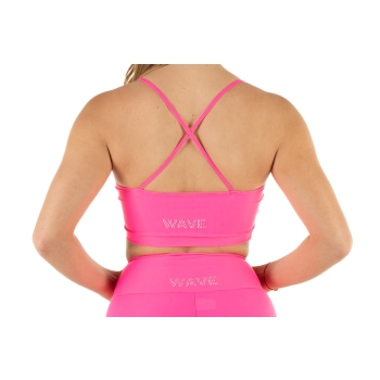 Top deportivo Wave modelo Emma Mujer Fucsia