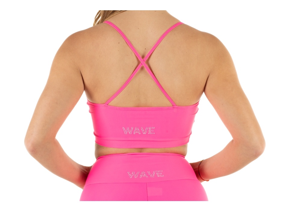 Top deportivo Wave modelo Emma Mujer Fucsia