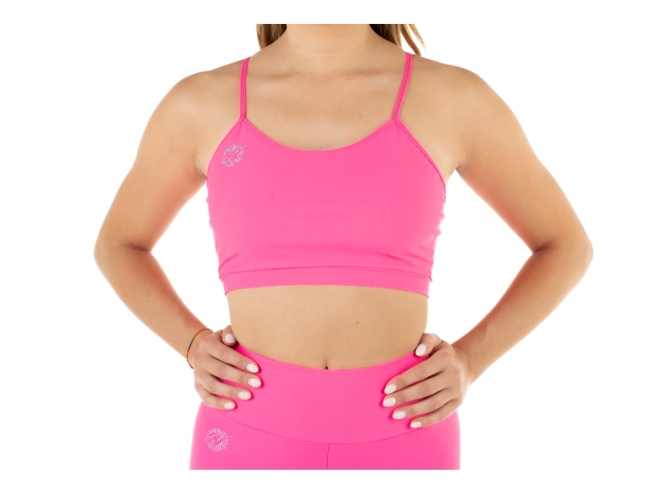Top deportivo Wave modelo Emma Mujer Fucsia