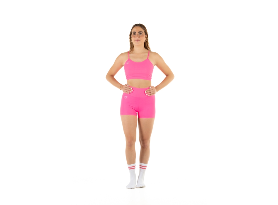 Top deportivo Wave modelo Emma Mujer Fucsia