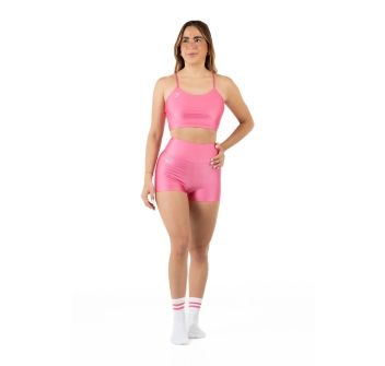 Top deportivo Wave modelo Emma Mujer Rosa Caramelo