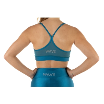 Top deportivo Wave modelo Rosy Mujer Rosa Azul Petróleo