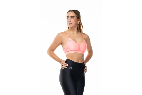 Top deportivo Wave modelo Rosy Mujer Rosa salmón